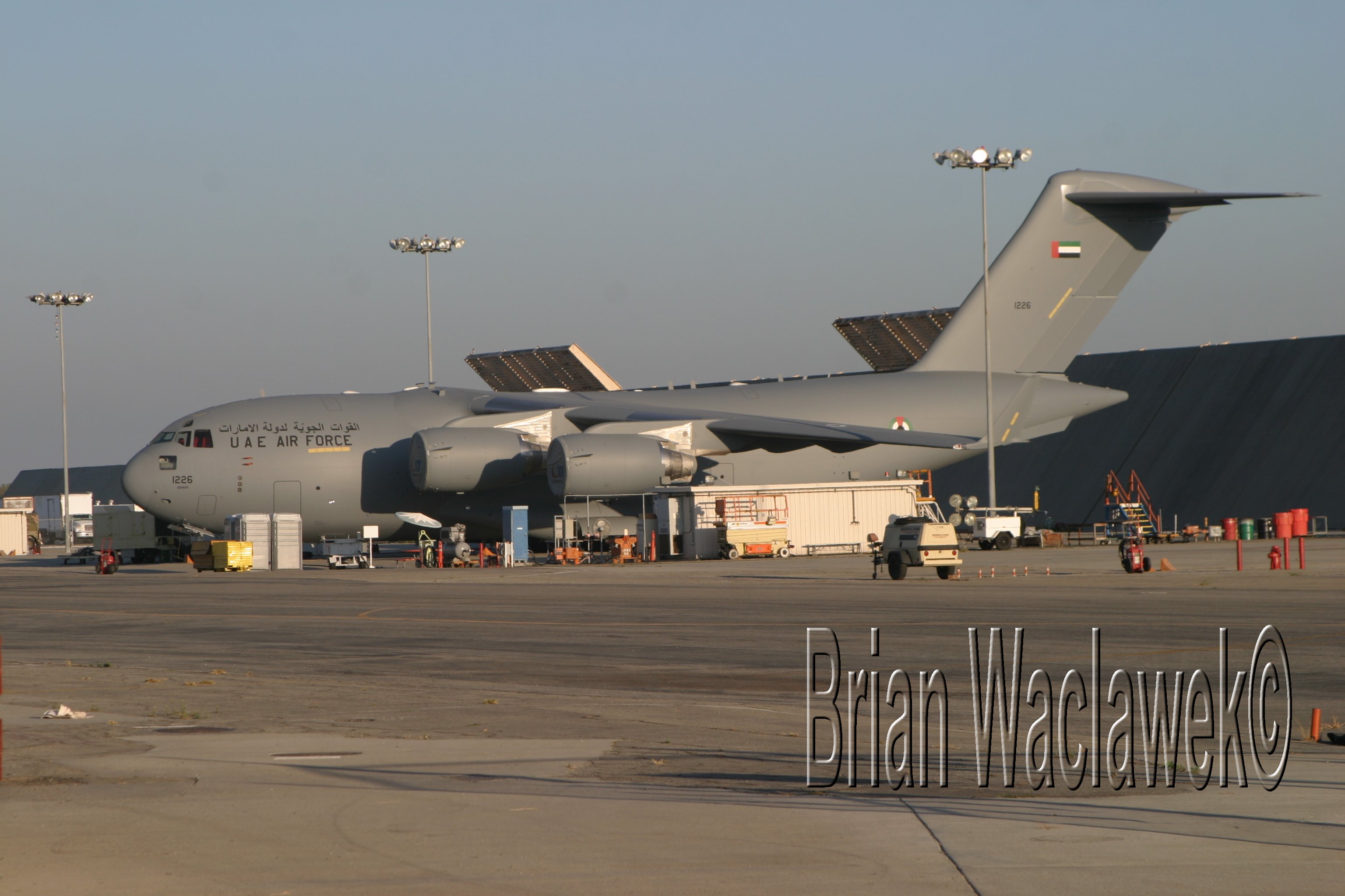 UAE C-17A 1226 photographed here at Longbeach (29/09/2011) awaiting ...
